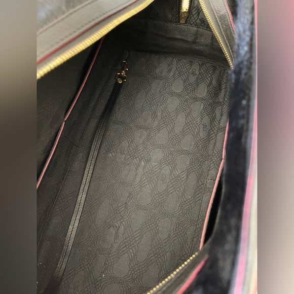 Proenza Schouler Kiri Black Leather Doctor’s Bag Top Handle Goat Hair Satchel - Picture 11 of 15